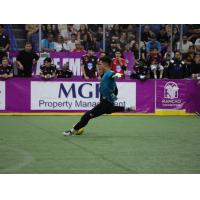 St. Louis Ambush goalkeeper Paulo Nascimento vs. the Empire Strykers