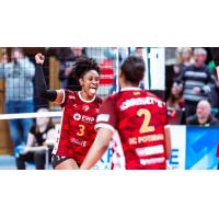 Opposite Hitter Danielle Harbin with SC Potsdam