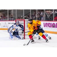 Belleville Senators centre Garrett Pilon in Bulls jersey