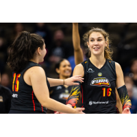 Middle blocker Jenna Rosenthal with the Columbus Fury