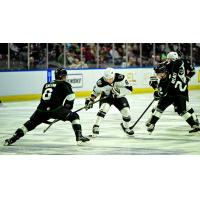 Wichita Thunder battle the Utah Grizzlies