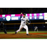 Pitcher Eli Saul with the Hillsboro Hops
