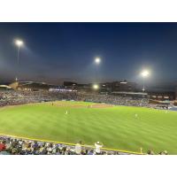Opening night at Durham Bulls Athletic Park, home of the Durham Bulls