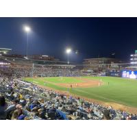 Opening night at Durham Bulls Athletic Park, home of the Durham Bulls