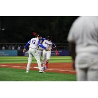 Rome Emperors shortstop John Gil rounds the bases