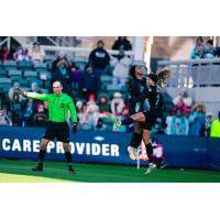 Gotham FC celebrates a goal