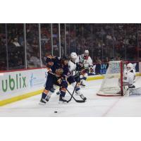 Greenville Swamp Rabbits forward Jack Brackett vs. the South Carolina Stingrays