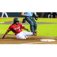 Hickory Crawdads outfielder Deward Tovar