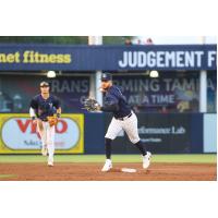 Enmanuel Tejeda of the Tampa Tarpons ready to throw