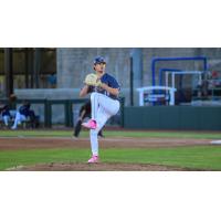Tri-City Dust Devils' Tyler Bremner on the mound