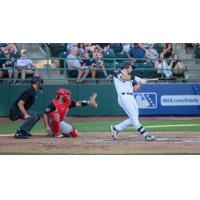 Tri-City Dust Devils first baseman Ryan Nicholson