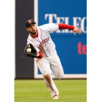 Wilyer Abreu with the Worcester Red Sox
