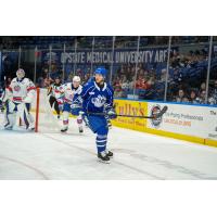Syracuse Crunch center Matthew Peca vs. the Rochester Americans