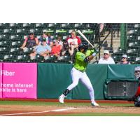 Outfielder Myles Smith with the Daytona Tortugas