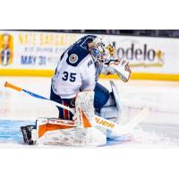 Worcester Railers goaltender Parker Gahagen