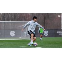 New York City FC forward Arnau Farnos with New York City FC II