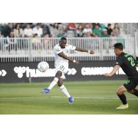 Rhode Island FC midfielder Jojea Kwizera vs. Lexington SC