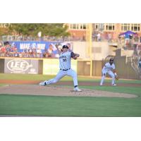 Fayetteville Woodpeckers' Ethan Pecko on the mound