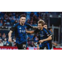 San Jose Earthquakes' Preston Judd and Jack Skahan on game night