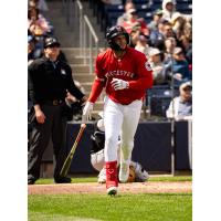 Worcester center fielder Allan Castro