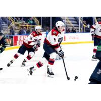 South Carolina Stingrays defenseman John Fusco handles the puck