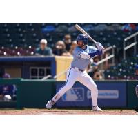 Omaha Storm Chasers outfielder John Rave