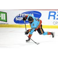 Brandon Holt with the New Mexico Ice Wolves