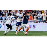New York City FC forward Arnau Farnos with possession