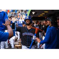 MJ Melendez of the Syracuse Mets