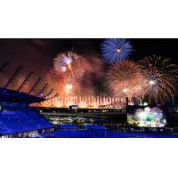 Fireworks over Lynn Family Stadium, home of Louisville City FC