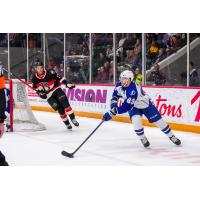 Syracuse Crunch forward Matthew Peca vs. the Belleville Senators