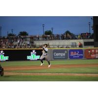 Montgomery Biscuits second baseman Jadher Areinamo on the base paths