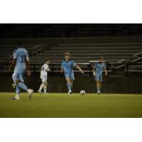 Chattanooga FC midfielder Luke Husakiwsky with possession vs. Crown Legacy