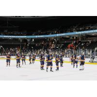 Greenville Swamp Rabbits salute their fans