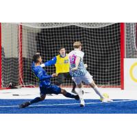 St. Louis Ambush forward Mario Falsone shoots vs. the San Diego Sockers
