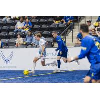 St. Louis Ambush forward Mario Falsone with possession vs. the San Diego Sockers