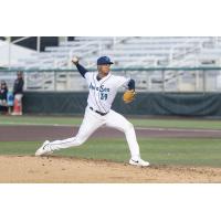 Pitcher Joseph Hernandez with the Everett AquaSox