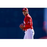 Pitcher Rafael Ohashi with the Vancouver Canadians