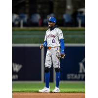 Syracuse Mets shortstop Ronny Mauricio