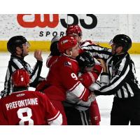 Allen Americans mix it up with the Idaho Steelheads