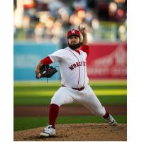 Worcester Red Sox pitcher Michael Sansone