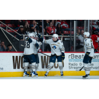 Springfield Thunderbirds exchange congratulations
