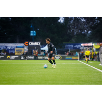 Oakland Roots' Jesus De Vicente on the field