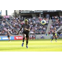 Angel City Football Club attacker Prisca Chilufya