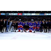 Kitchener Rangers celebrate win