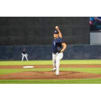 Tampa Tarpons' JT Etheridge in action