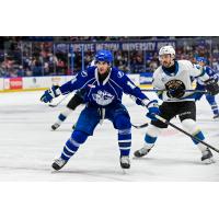 Syracuse Crunch center Lucas Mercuri vs. the Cleveland Monsters