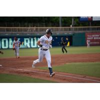 Montgomery Biscuits first baseman Will Simpson trots home