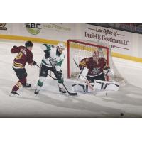 Texas Stars forward Curtis McKenzie vs. the Chicago Wolves