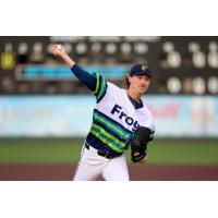 Bryce Miller pitching for the Everett AquaSox